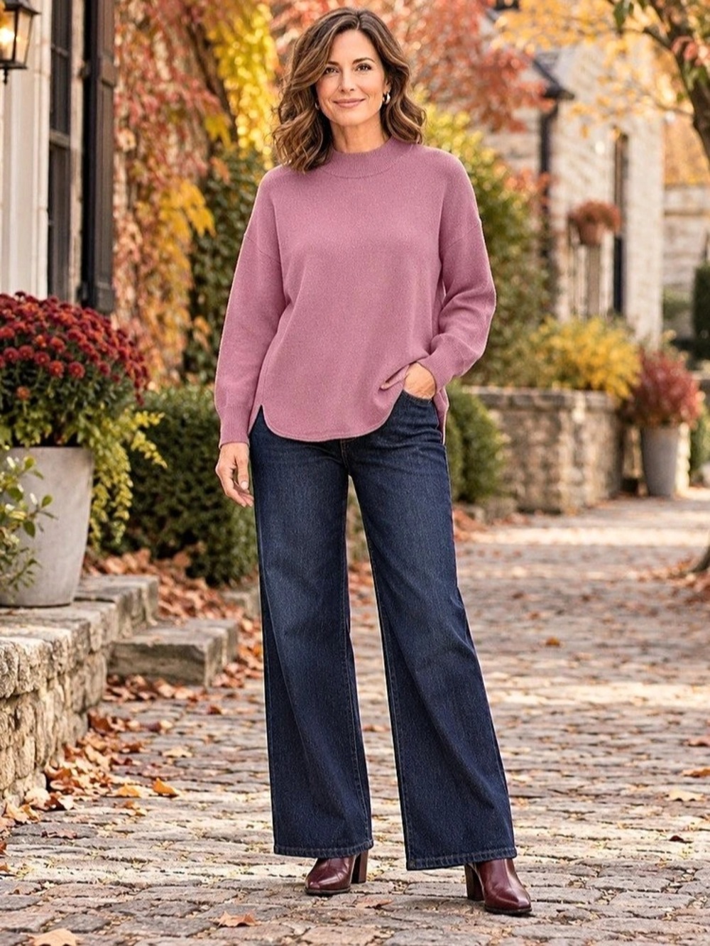 Madewell Dillon Mockneck Pullover Sweater Pink Size Small